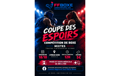 Liste des engagés pour la coupe des espoirs